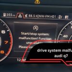 drive system malfunction audi q7